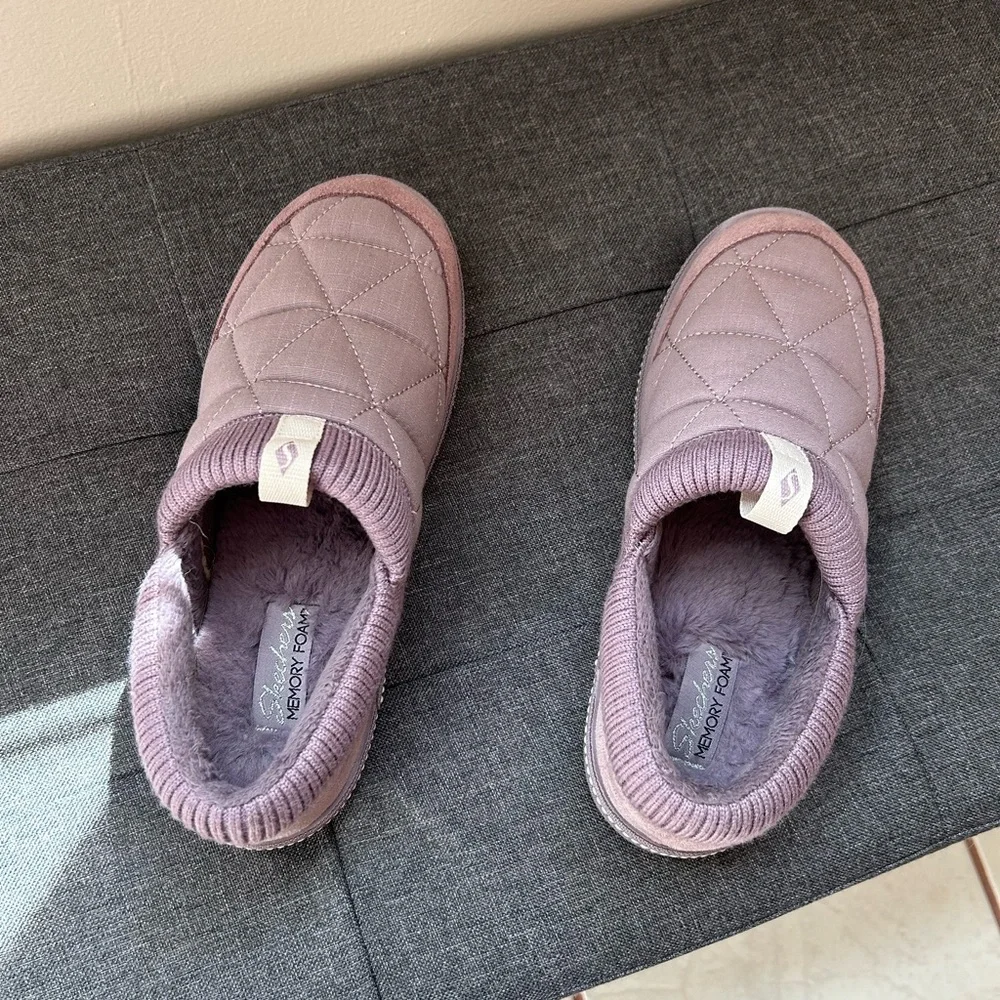 Like New Sketchers Purple Slippers - Picture 5 of 5